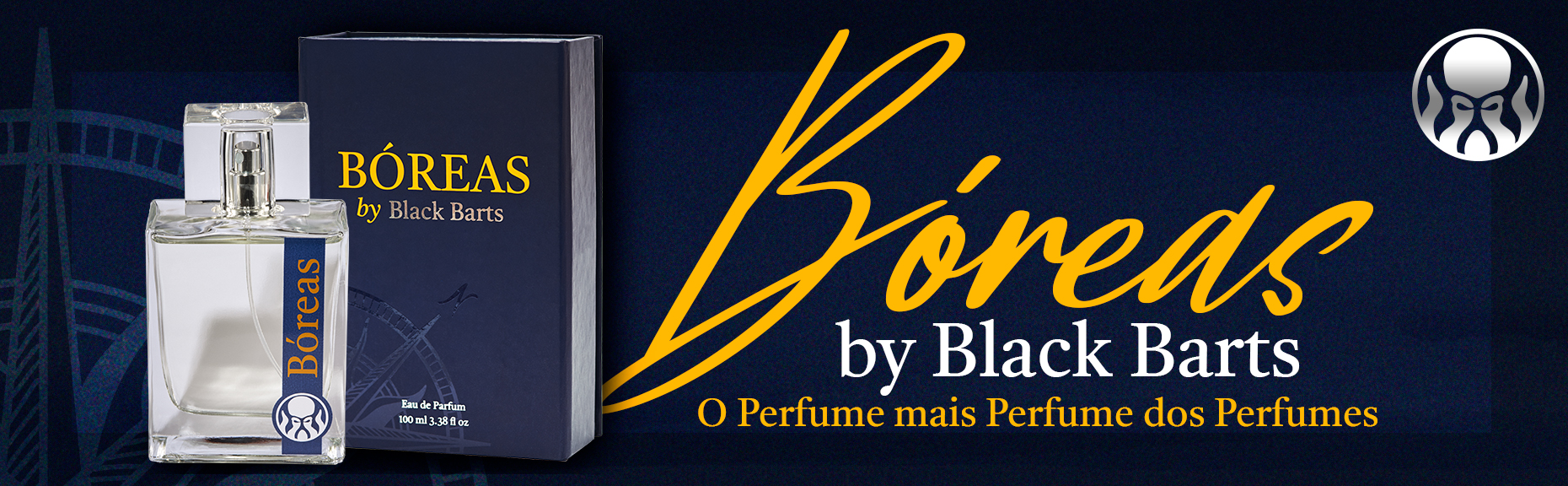 Perfume Masculino Bóreas Black Barts